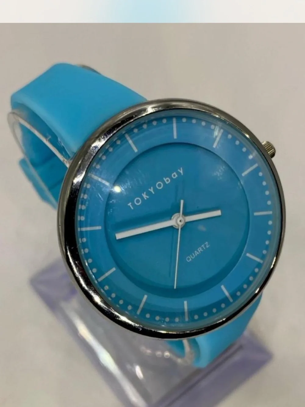 TOKYObay  *** Turquoise  Silicone Quartz Watch ^^^